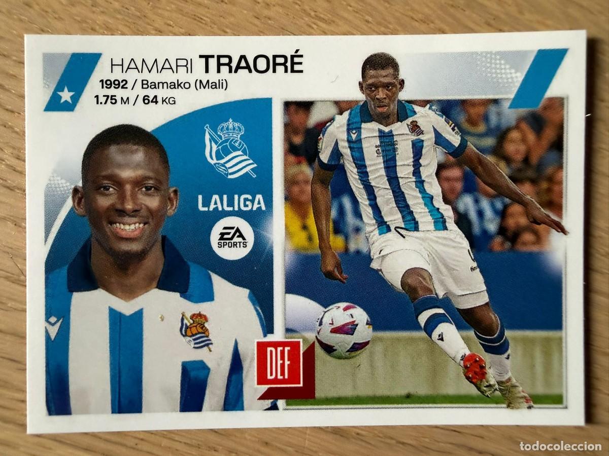 Coleccionismo cromos antiguos: TRAORE FICHAJE 17 REAL SOCIEDAD 23 24 2023 2024 LIGA EA SPORTS COLECCIONES ESTE SIN PEGAR STICKER