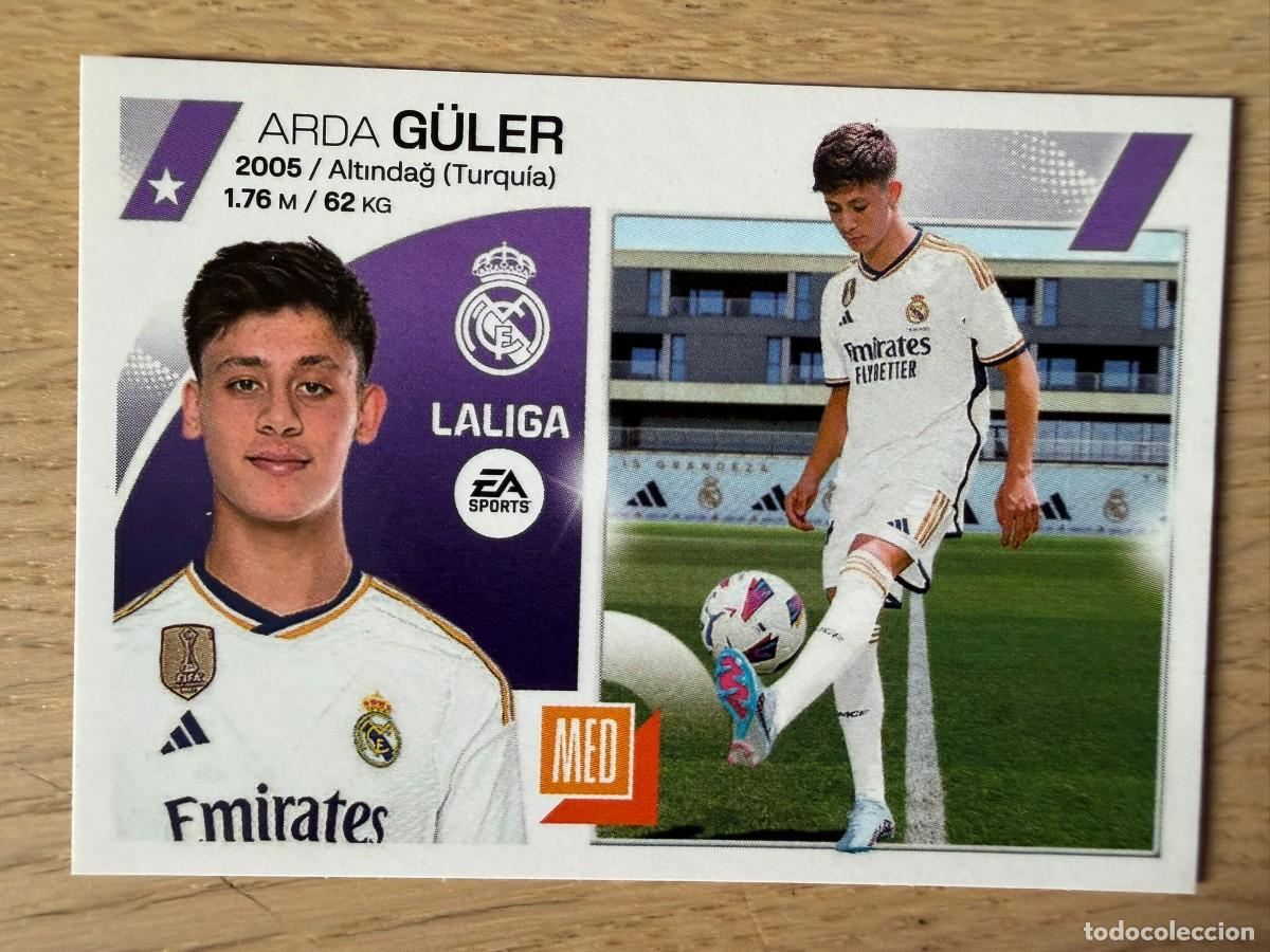 Coleccionismo cromos antiguos: ARDA GULER FICHAJE 19 REAL MADRID 23 24 2023 2024 LIGA EA SPORTS COLECCIONES ESTE SIN PEGAR STICKER