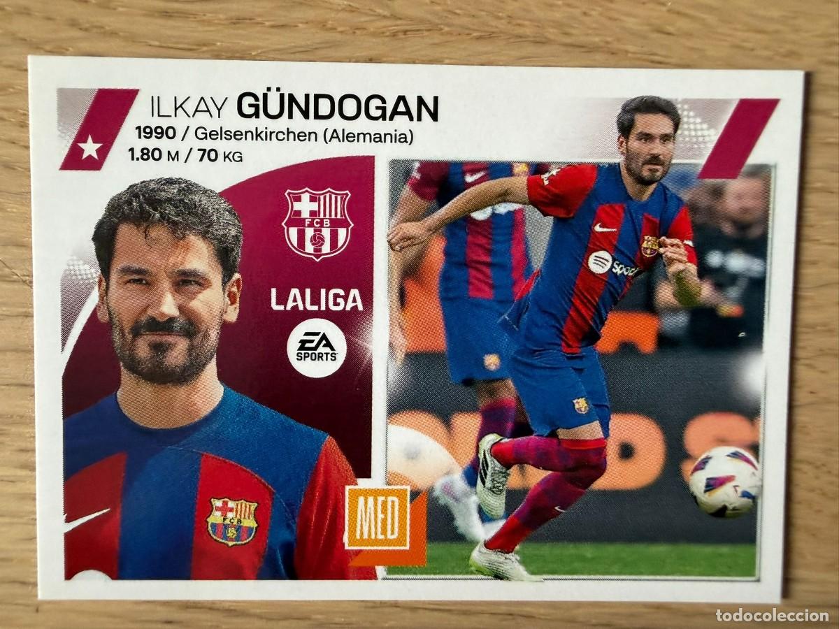 Coleccionismo cromos antiguos: GUNDOGAN FICHAJE 26 BARCELONA 23 24 2023 2024 LIGA EA SPORTS COLECCIONES ESTE SIN PEGAR STICKER