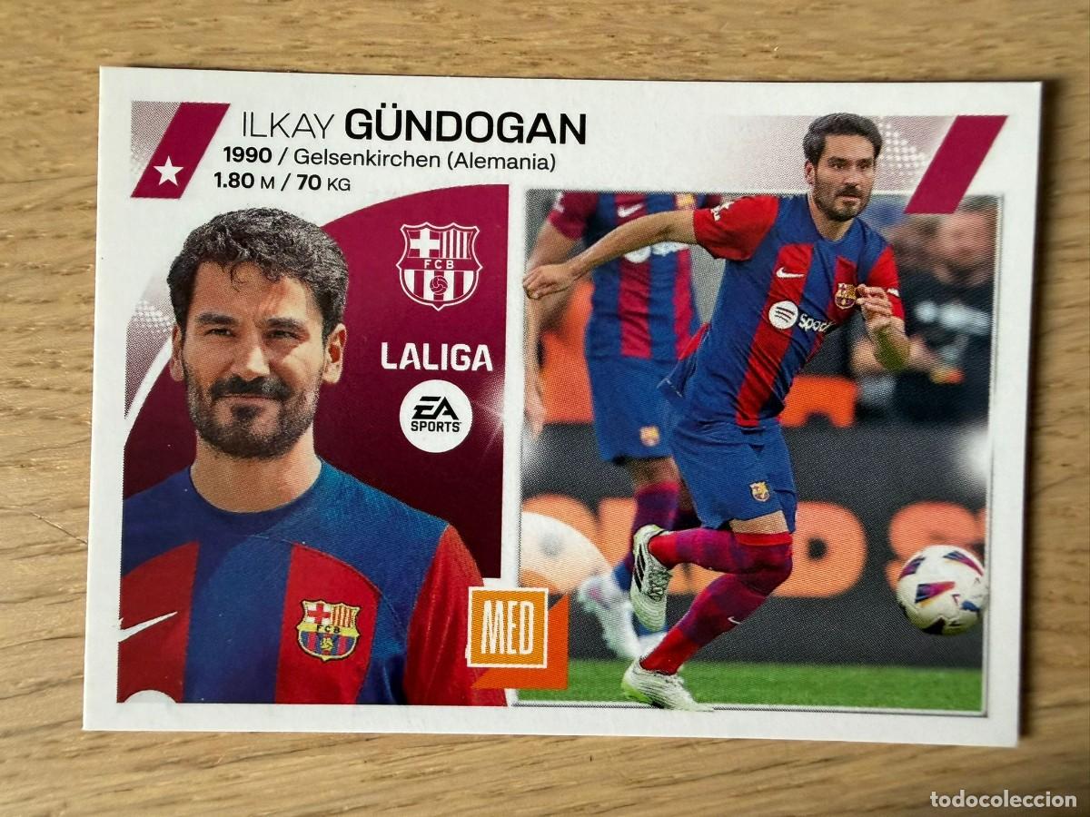Coleccionismo cromos antiguos: GUNDOGAN FICHAJE 26 BARCELONA 23 24 2023 2024 LIGA EA SPORTS COLECCIONES ESTE SIN PEGAR STICKER