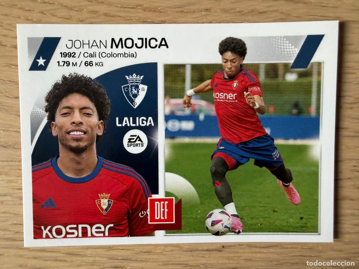 Coleccionismo cromos antiguos: MOJICA FICHAJE 30 OSASUNA 23 24 2023 2024 LIGA EA SPORTS COLECCIONES ESTE SIN PEGAR STICKER