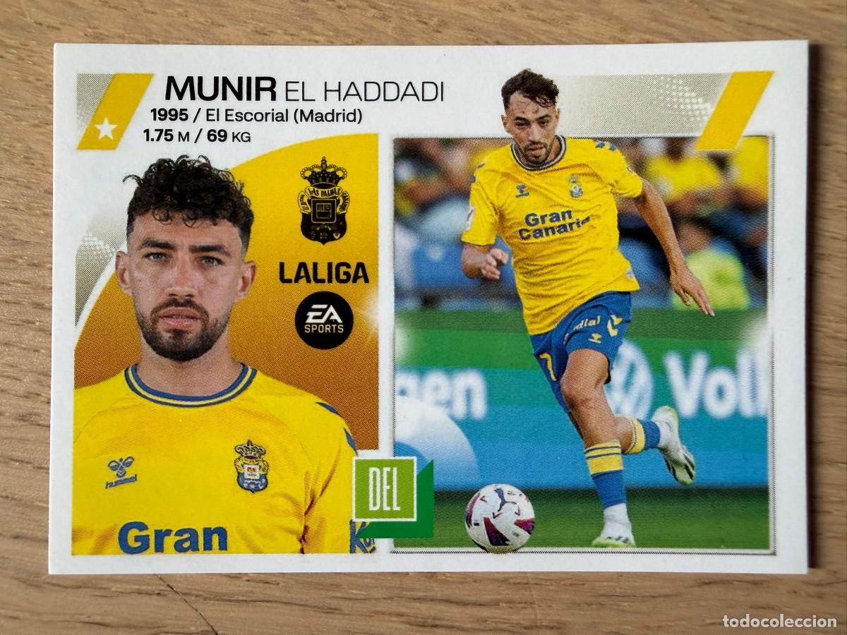 Collezionismo Figurine antiche: MUNIR FICHAJE 37 LAS PALMAS 23 24 2023 2024 LIGA EA SPORTS COLECCIONES ESTE SIN PEGAR STICKER