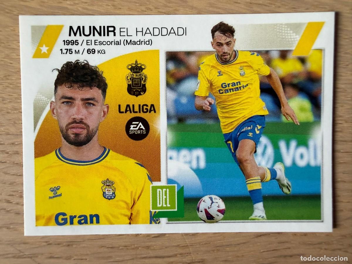 Collezionismo Figurine antiche: MUNIR FICHAJE 37 LAS PALMAS 23 24 2023 2024 LIGA EA SPORTS COLECCIONES ESTE SIN PEGAR STICKER