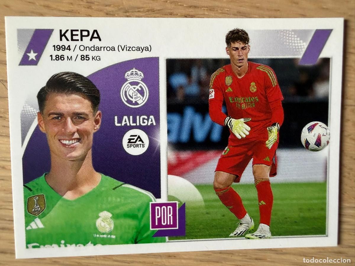 Collezionismo Figurine antiche: KEPA FICHAJE 47 REAL MADRID 23 24 2023 2024 LIGA EA SPORTS COLECCIONES ESTE SIN PEGAR STICKER