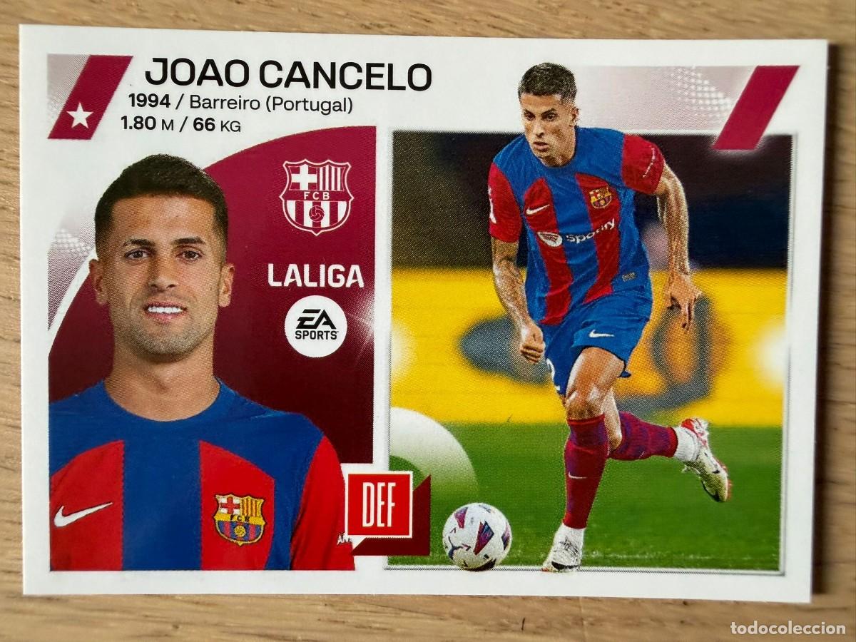 Collectable Antique Stickers: CANCELO FICHAJE 55 BARCELONA 23 24 2023 2024 LIGA EA SPORTS COLECCIONES ESTE SIN PEGAR STICKER