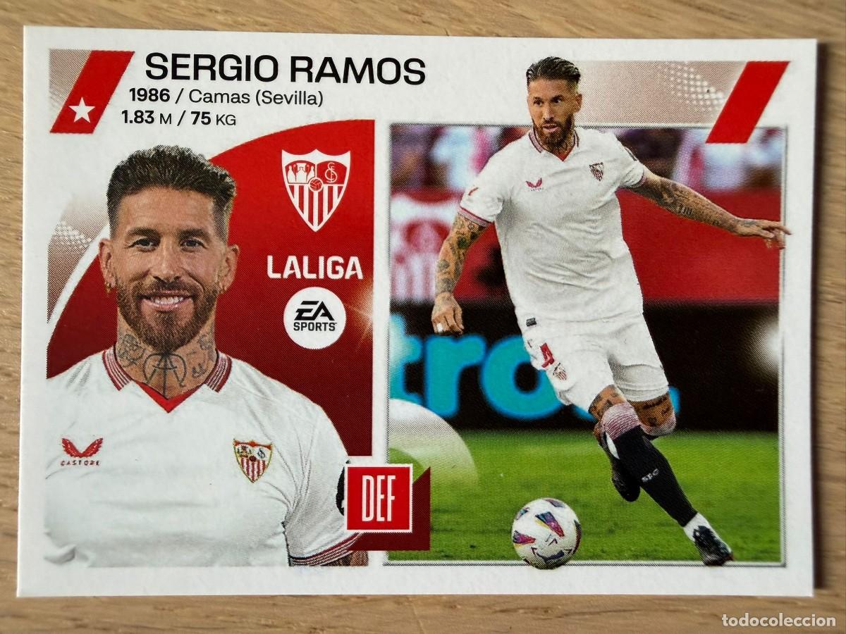 Coleccionismo cromos antiguos: SERGIO RAMOS FICHAJE 60 SEVILLA 23 24 2023 2024 LIGA EA SPORTS COLECCIONES ESTE SIN PEGAR STICKER
