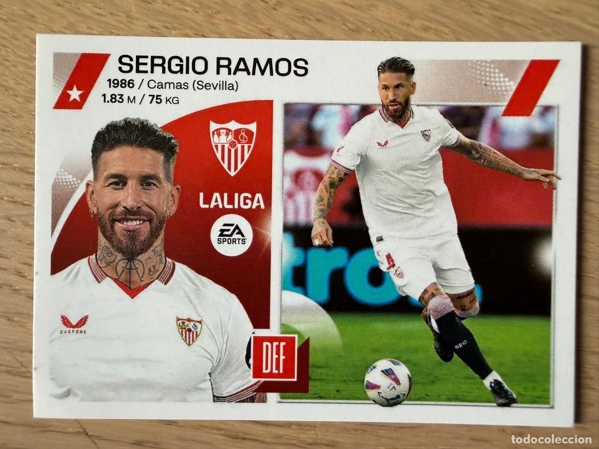 Coleccionismo cromos antiguos: SERGIO RAMOS FICHAJE 60 SEVILLA 23 24 2023 2024 LIGA EA SPORTS COLECCIONES ESTE SIN PEGAR STICKER