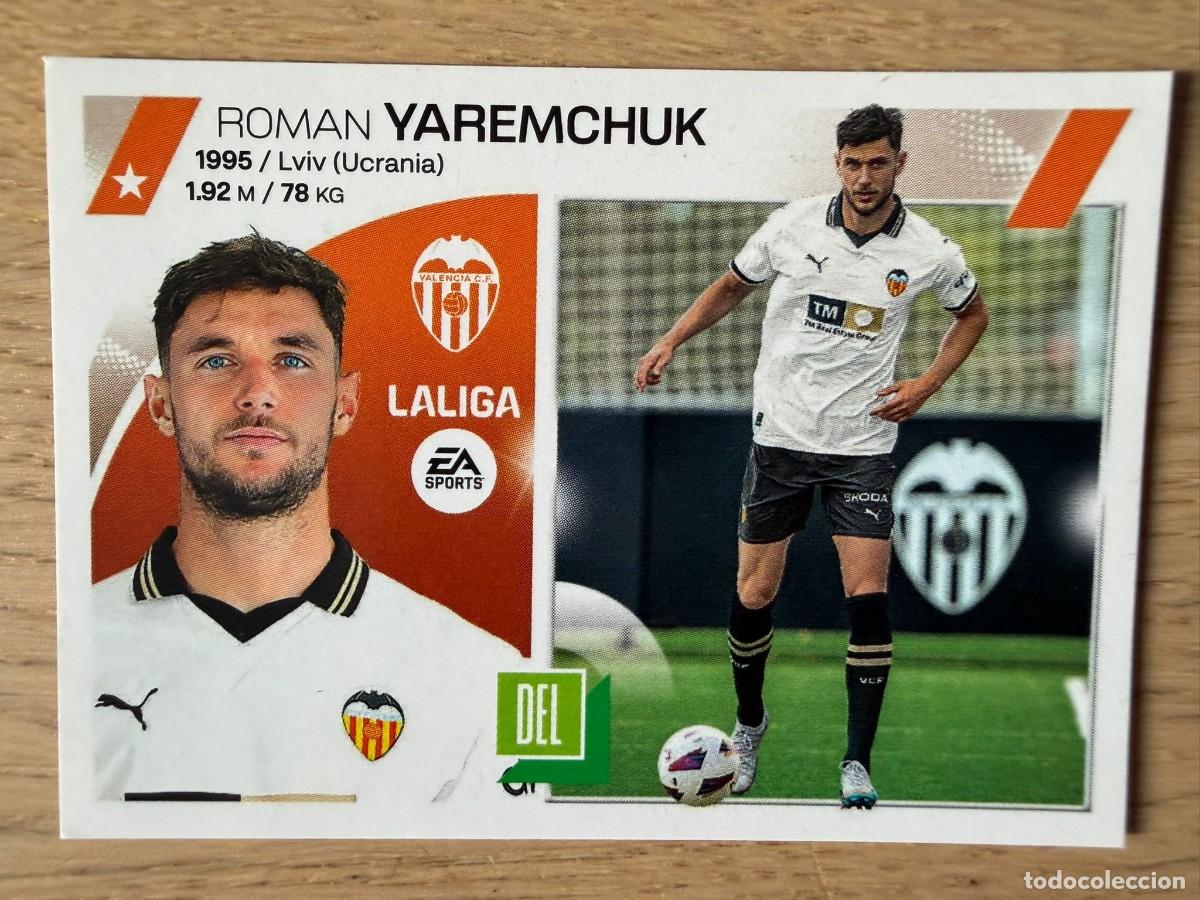 Coleccionismo cromos antiguos: YAREMCHUK FICHAJE 62 VALENCIA 23 24 2023 2024 LIGA EA SPORTS COLECCIONES ESTE SIN PEGAR STICKER