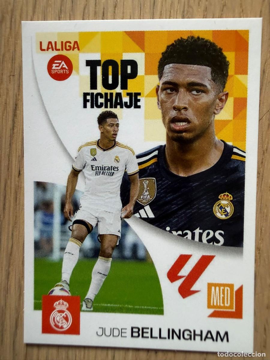 Coleccionismo cromos antiguos: BELLINGHAM TOP FICHAJE 68 REAL MADRID 23 24 2023 2024 LIGA EA SPORTS COLECCIONES ESTE SIN PEGAR