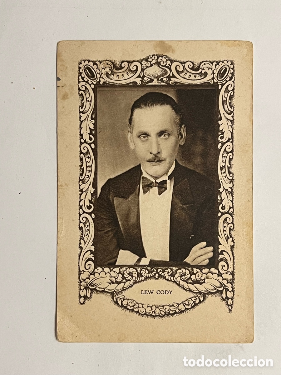 Coleccionismo cromos antiguos: LEW CODY.. Artistas Cine Mudo. Chocolates Juncosa, Serie H, No.4