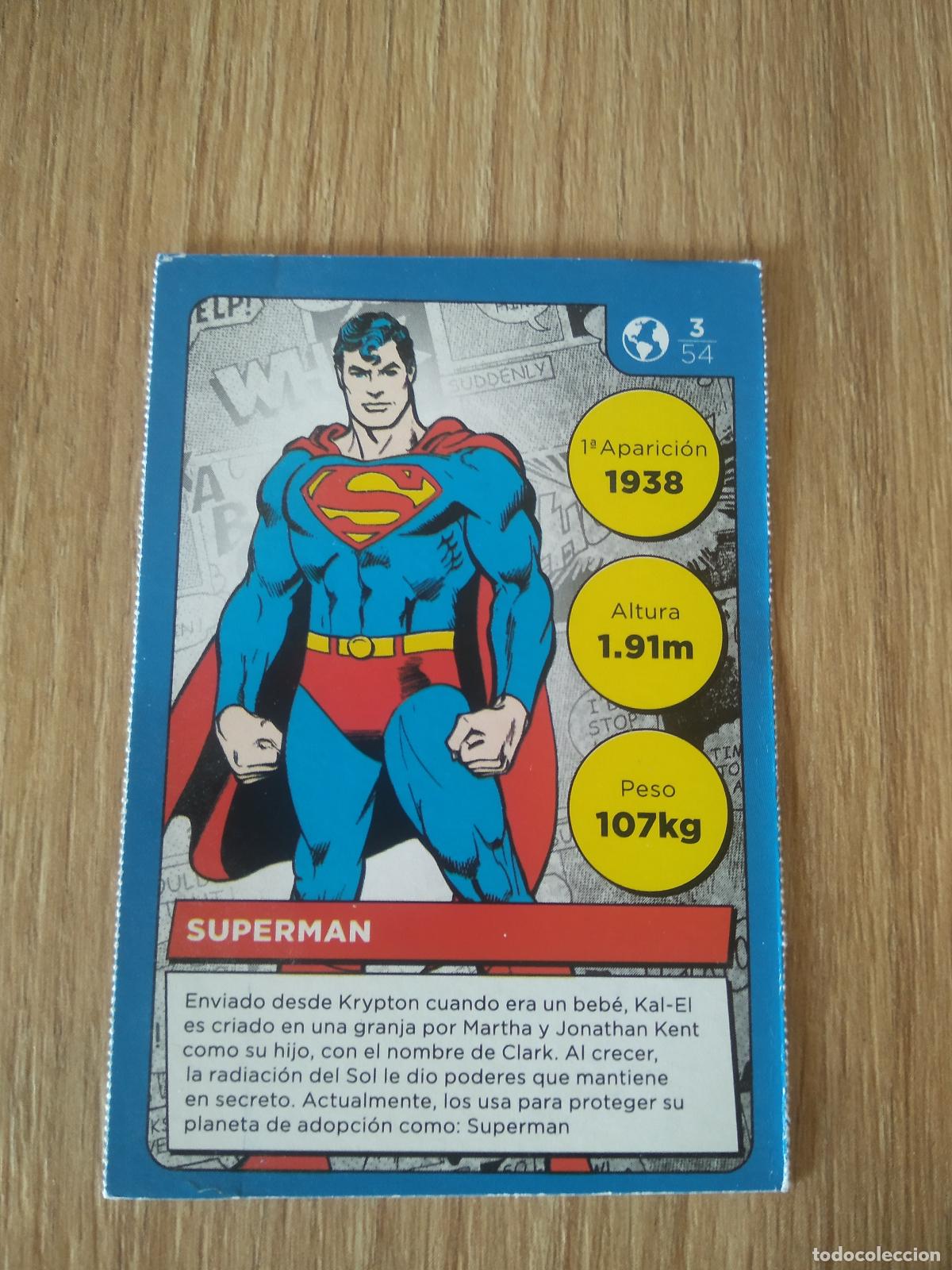 Coleccionismo cromos antiguos: 3 SUPERMAN CROMO CARREFOUR DC COMICS