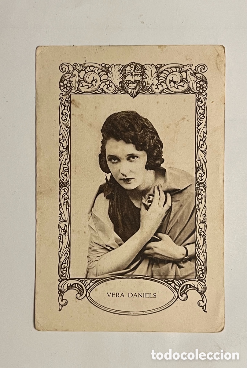 Coleccionismo cromos antiguos: VERA DANIELS.. Artistas Cine Mudo. Chocolates Juncosa, Serie H, No.3