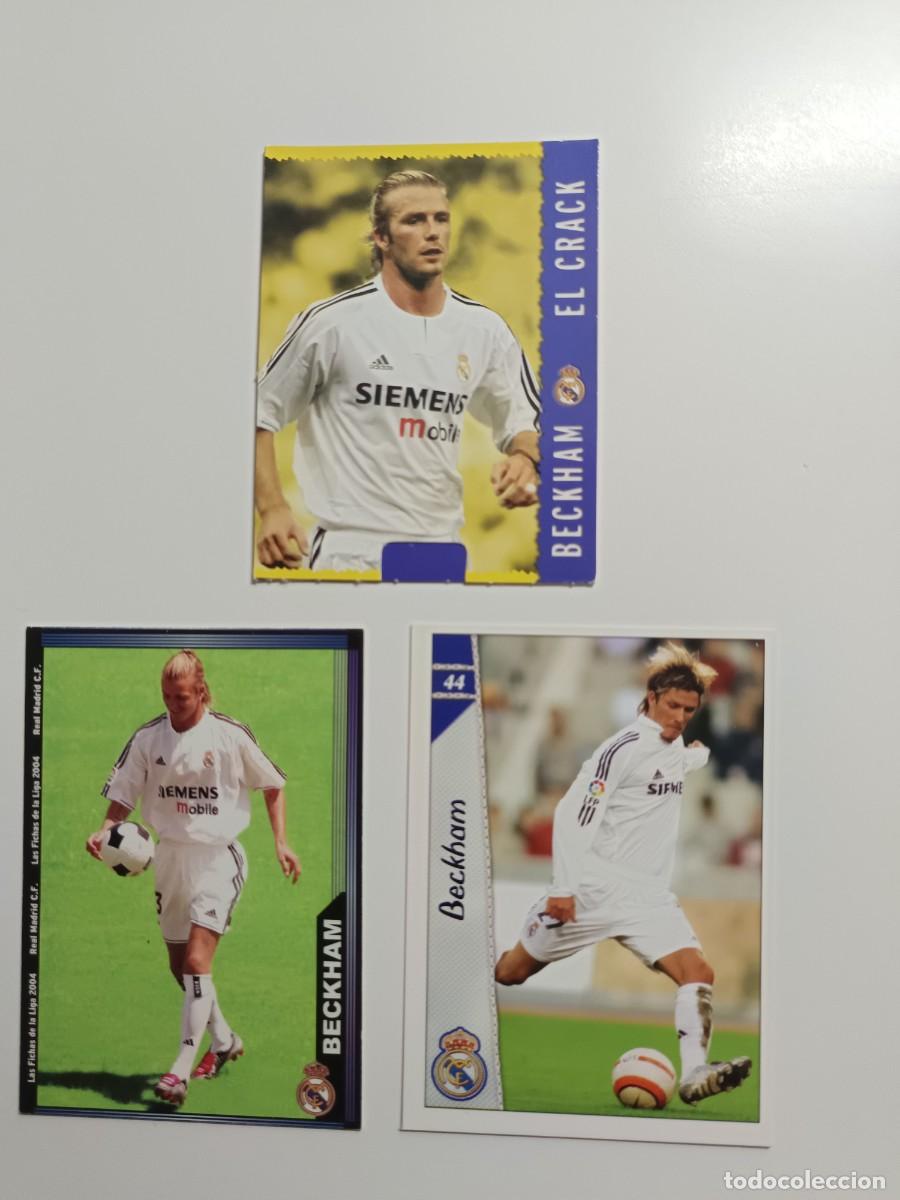 Coleccionismo cromos antiguos: cromos futbol de Beckham