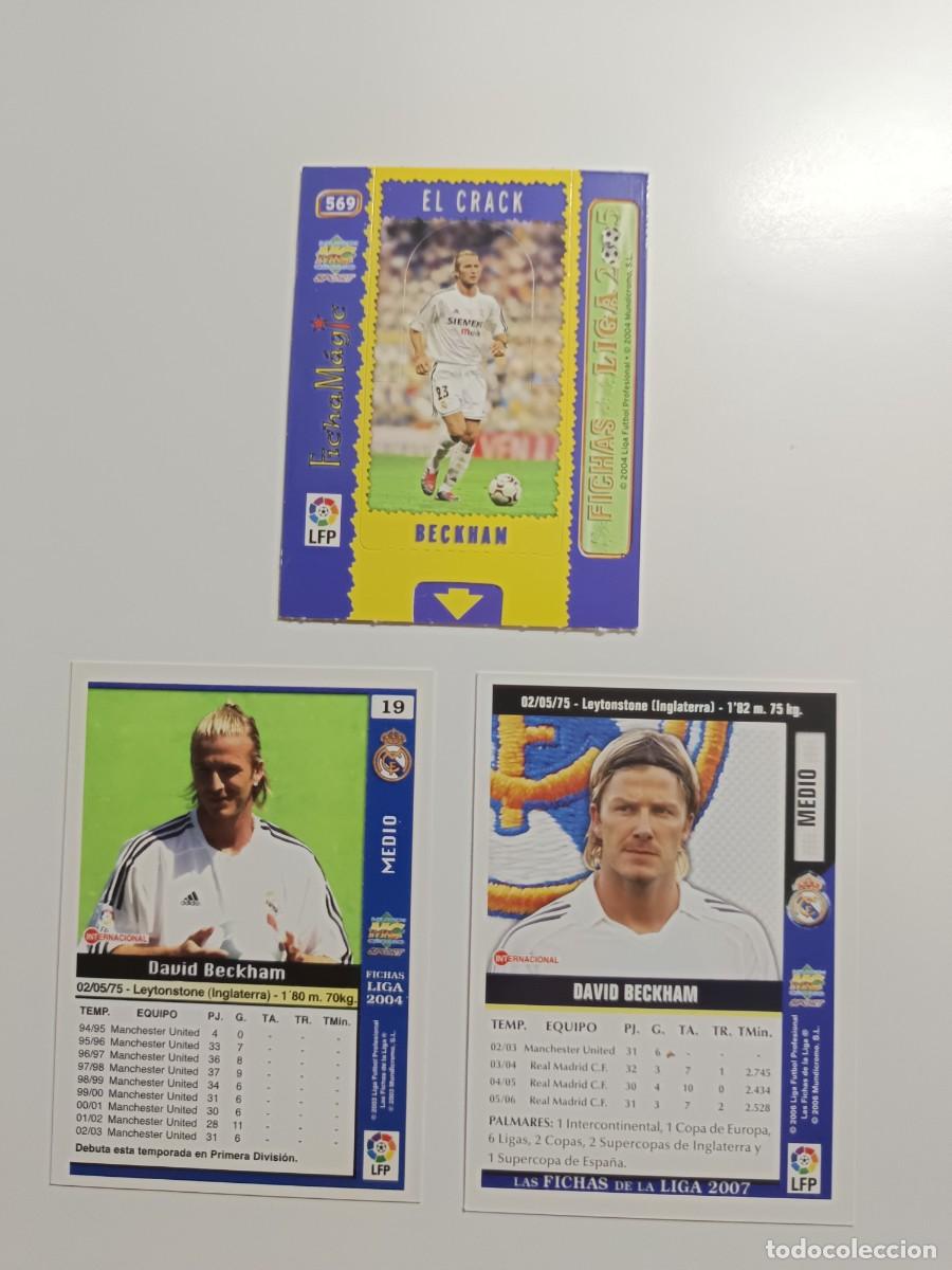 Coleccionismo cromos antiguos: cromos futbol de Beckham - Foto 2