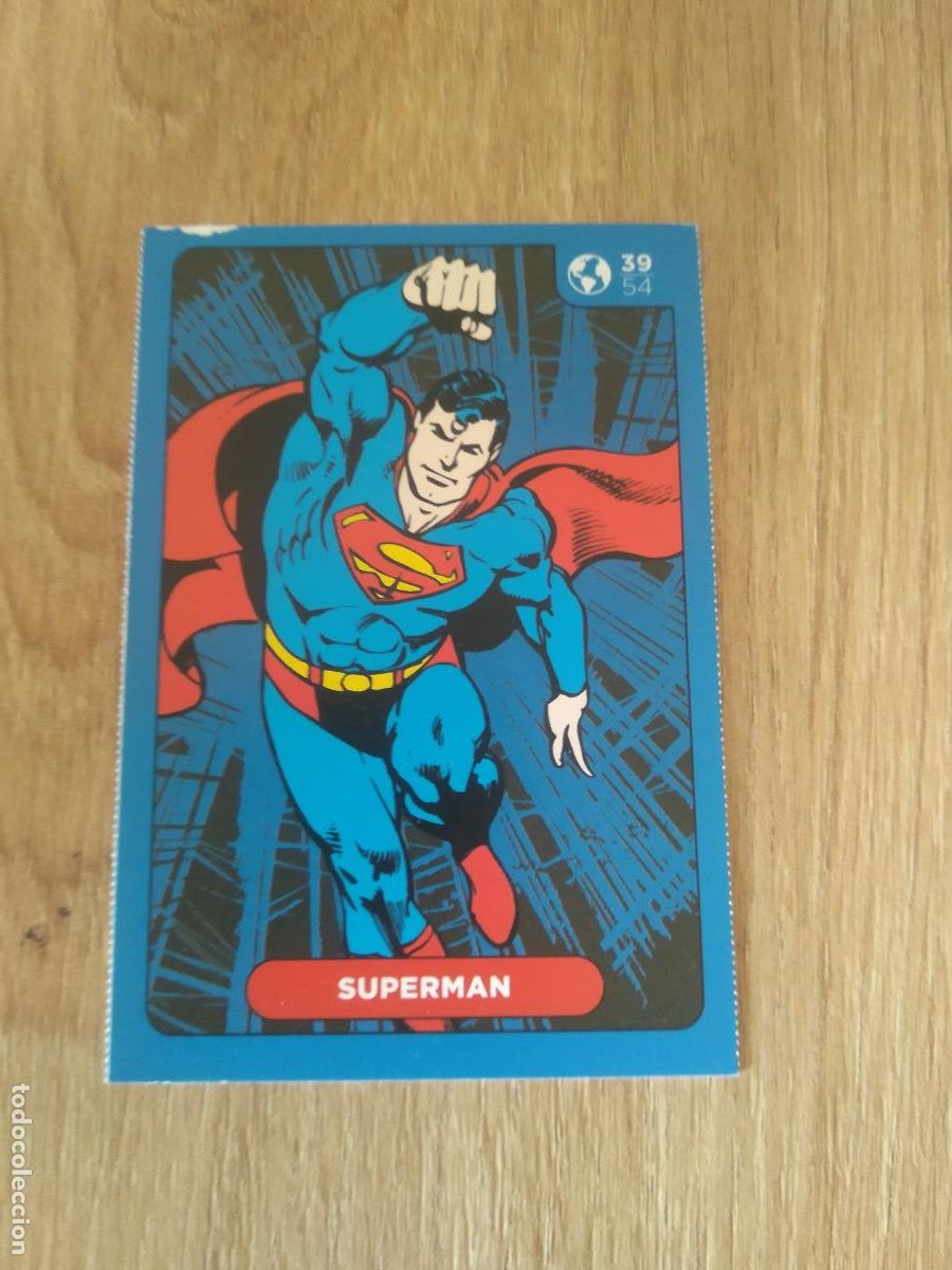 Coleccionismo cromos antiguos: 39 SUPERMAN CROMO CARREFOUR DC COMICS