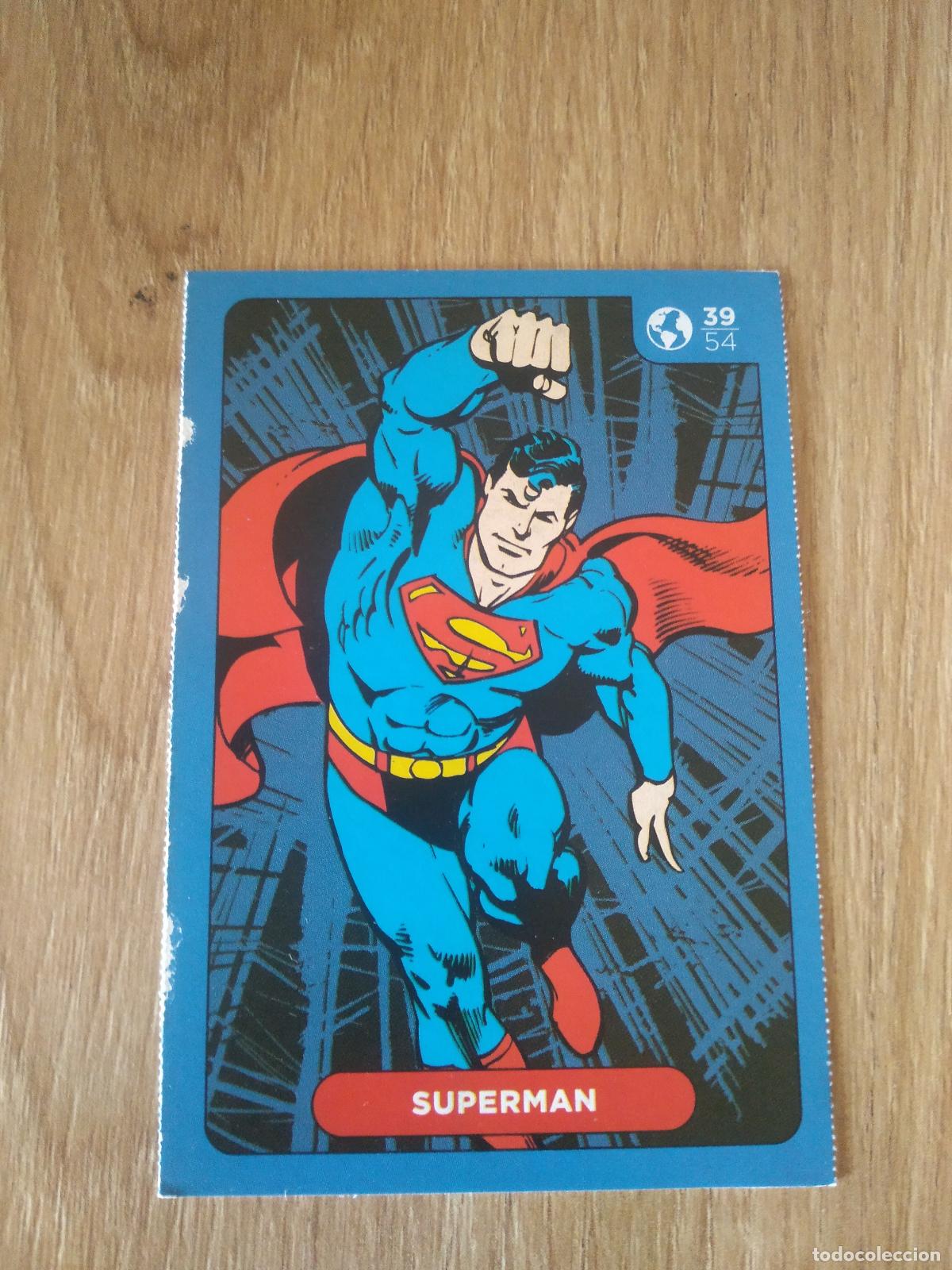Coleccionismo cromos antiguos: 39 SUPERMAN CROMO CARREFOUR DC COMICS
