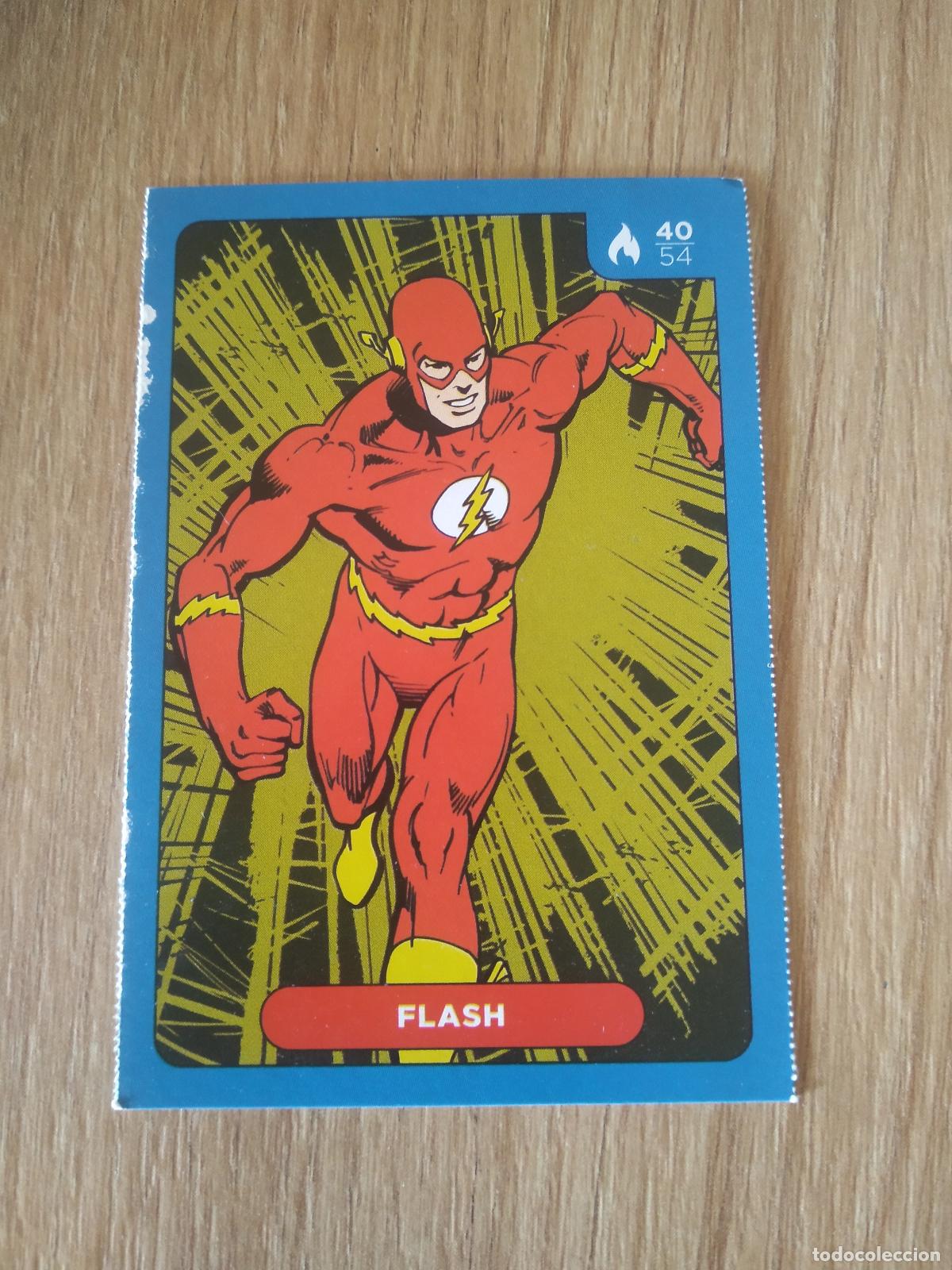 Coleccionismo cromos antiguos: 40 FLASH CROMO CARREFOUR DC COMICS