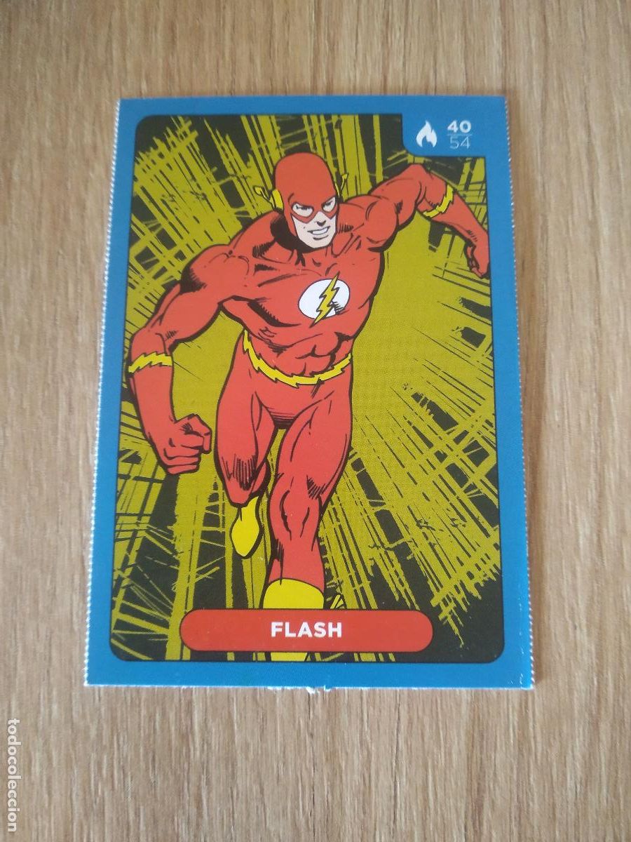 Coleccionismo cromos antiguos: 40 FLASH CROMO CARREFOUR DC COMICS