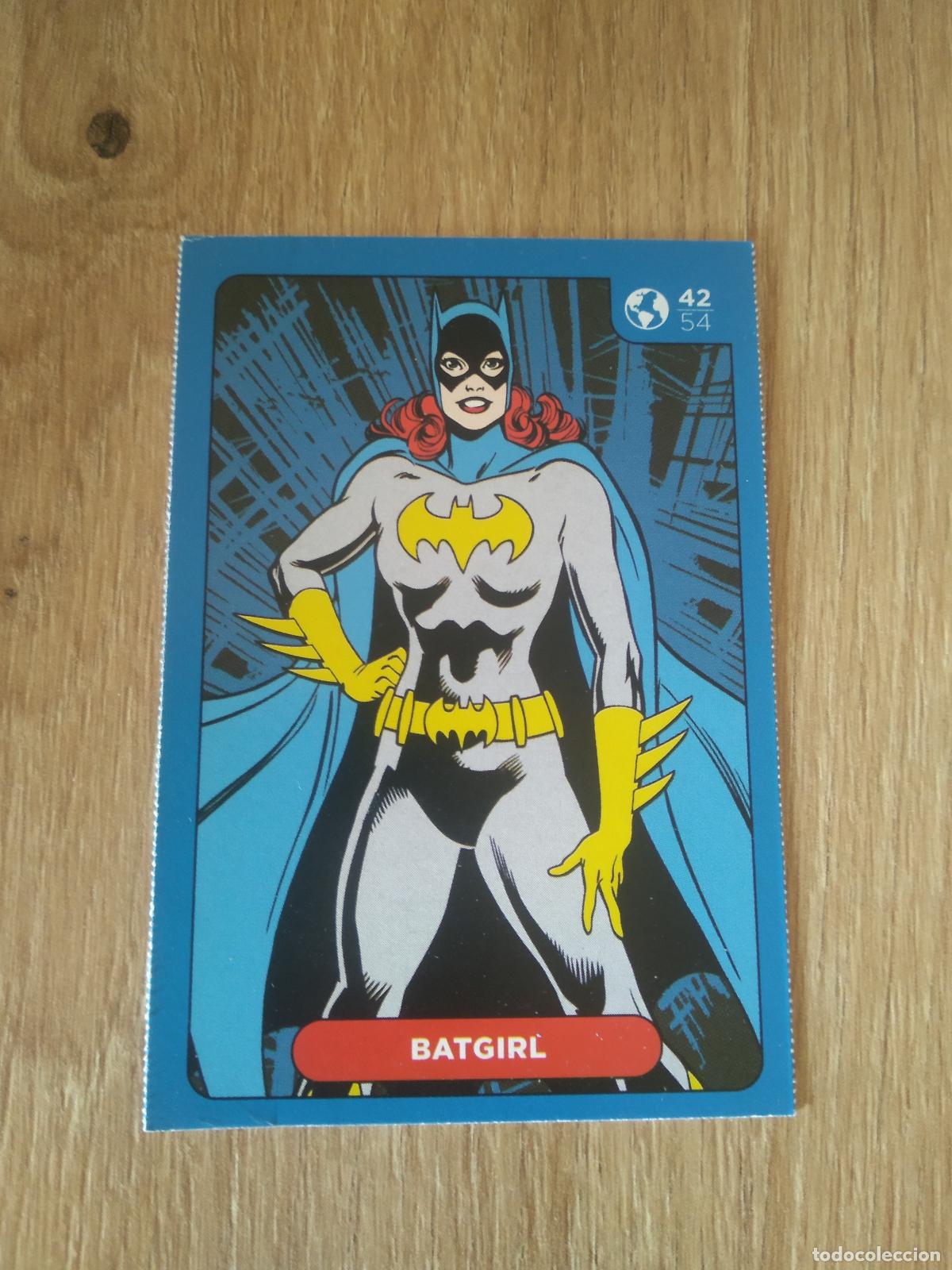 Coleccionismo cromos antiguos: 42 BATGIRL CROMO CARREFOUR DC COMICS