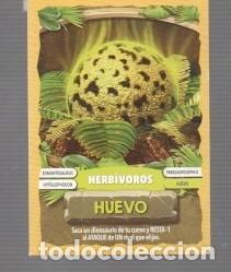 Coleccionismo cromos antiguos: CROMOS DE DINOSAURUS HUEVO