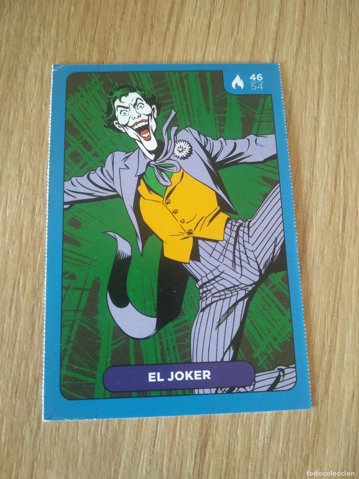 Coleccionismo cromos antiguos: 46 EL JOKER CROMO CARREFOUR DC COMICS