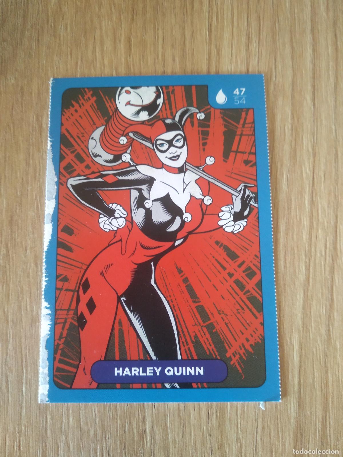 Coleccionismo cromos antiguos: 47 HARLEY QUINN CROMO CARREFOUR DC COMICS