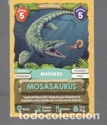 Coleccionismo cromos antiguos: CROMOS DE DINOSAURUS MOSASAURUS