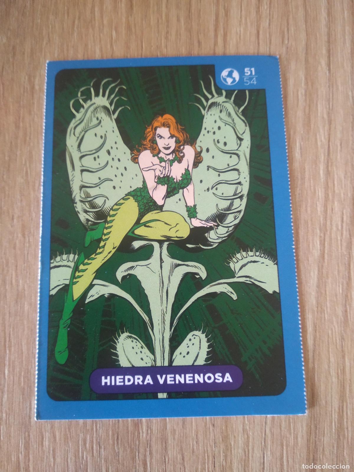 Coleccionismo cromos antiguos: 51 HIEDRA VENENOSA CROMO CARREFOUR DC COMICS