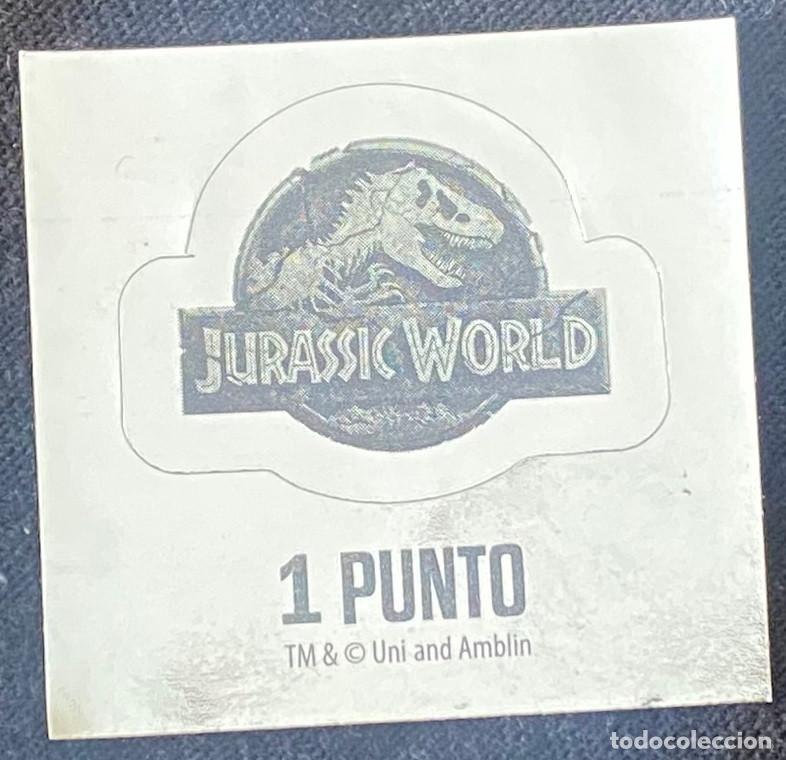 Collectionnisme Cartes &agrave; collectionner anciennes: Cromo / Sticker de colecci&oacute;n Jurassic World de Supermercados Dia. 1 punto. Nuevo.