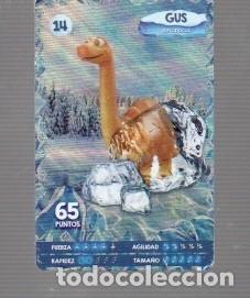 Collectionnisme Cartes &agrave; collectionner anciennes: CROMOS DE EL GLACIAR HELADO 1&ordm; EDICION CARTA SAURUS N&ordm; 14