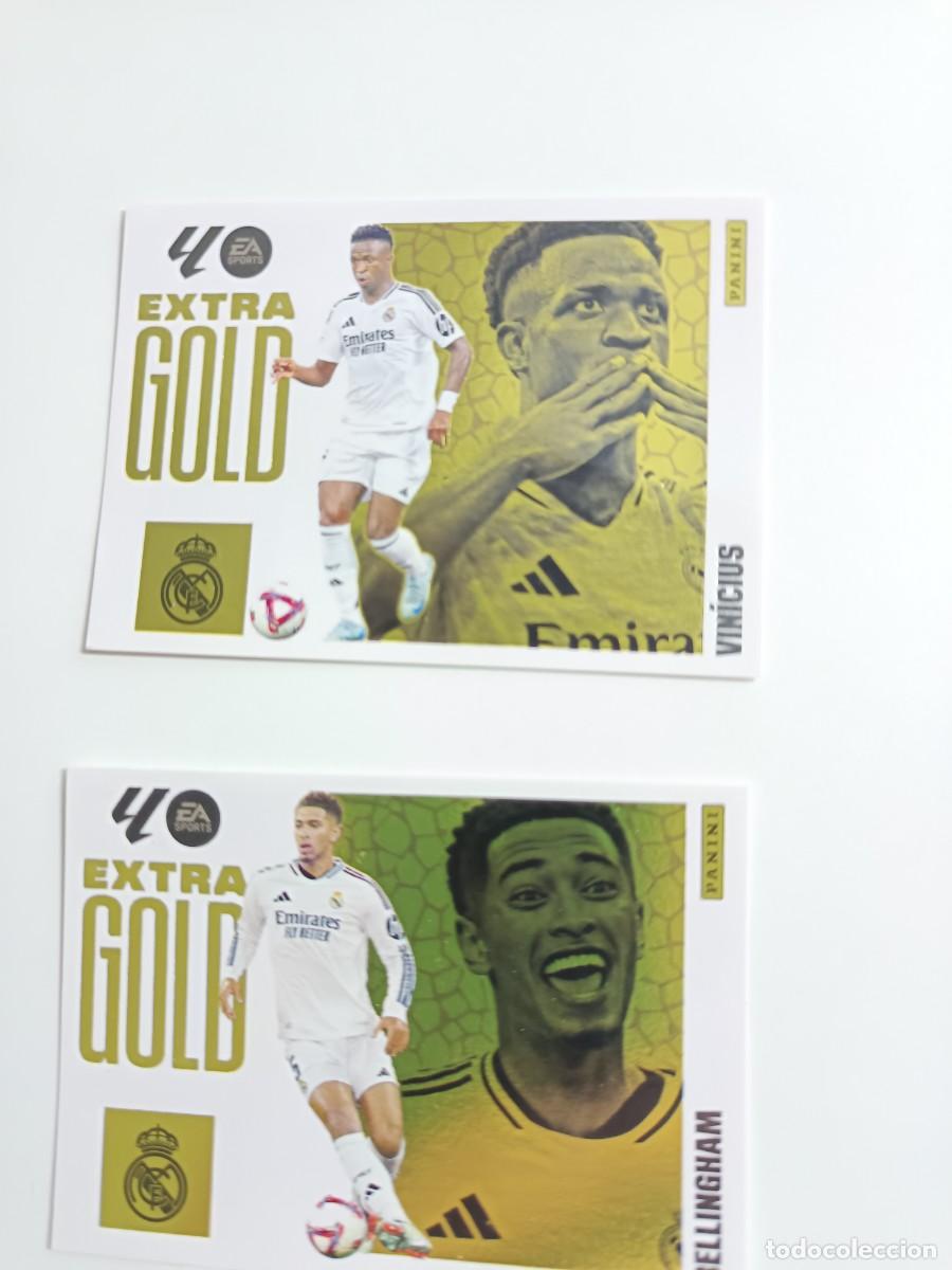 Coleccionismo cromos antiguos: cromos futbol Vinicius--Bellinghan oro