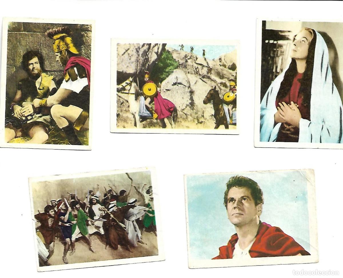 Collectable Antique Stickers: REY DE REYES - CINCO CROMOS DIFERENTES