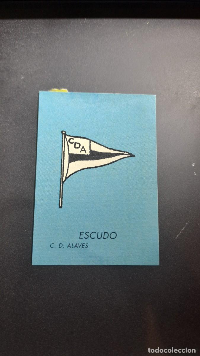 Sammeln alte Sammelbilder: CROMO ESCUDO ALAVES LIGA 1952 1953 ALBUM DIN&Aacute;MICO DESPEGADO