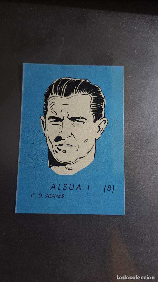 Collectable Antique Stickers: CROMO ALSUA I 8 ALAVES LIGA 1952 1953 ALBUM DIN&Aacute;MICO DESPEGADO