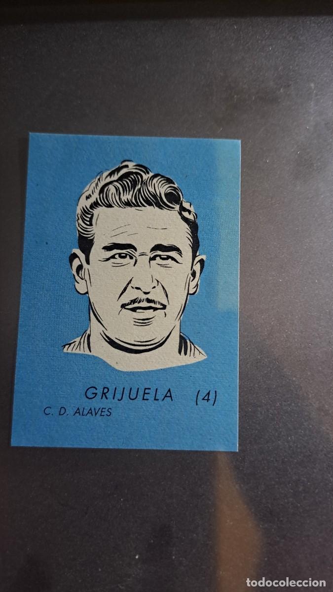 Sammeln alte Sammelbilder: CROMO GRIJUELA 4 ALAVES LIGA 1952 1953 ALBUM DIN&Aacute;MICO DESPEGADO