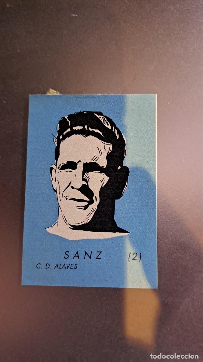 Collectable Antique Stickers: CROMO SANZ 2 ALAVES LIGA 1952 1953 ALBUM DIN&Aacute;MICO DESPEGADO