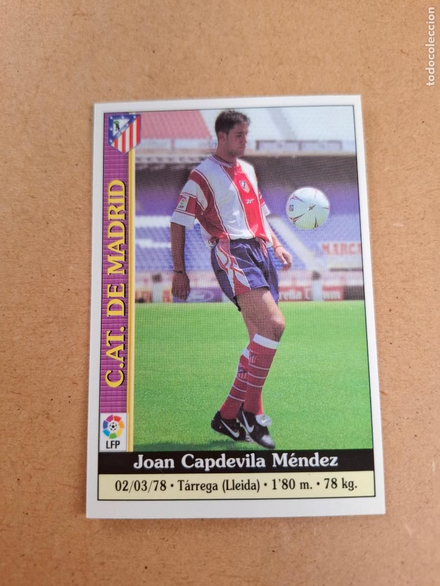 Collectionnisme Cartes &agrave; collectionner anciennes: MUNDICROMO 1999 2000 99 00 - 479 CAPDEVILA - AT- MADRID