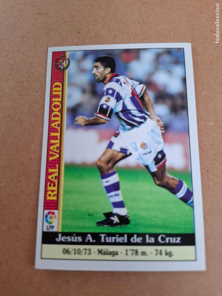Coleccionismo cromos antiguos: MUNDICROMO 1999 2000 99 00 - 483 TURIEL - REAL VALLADOLID