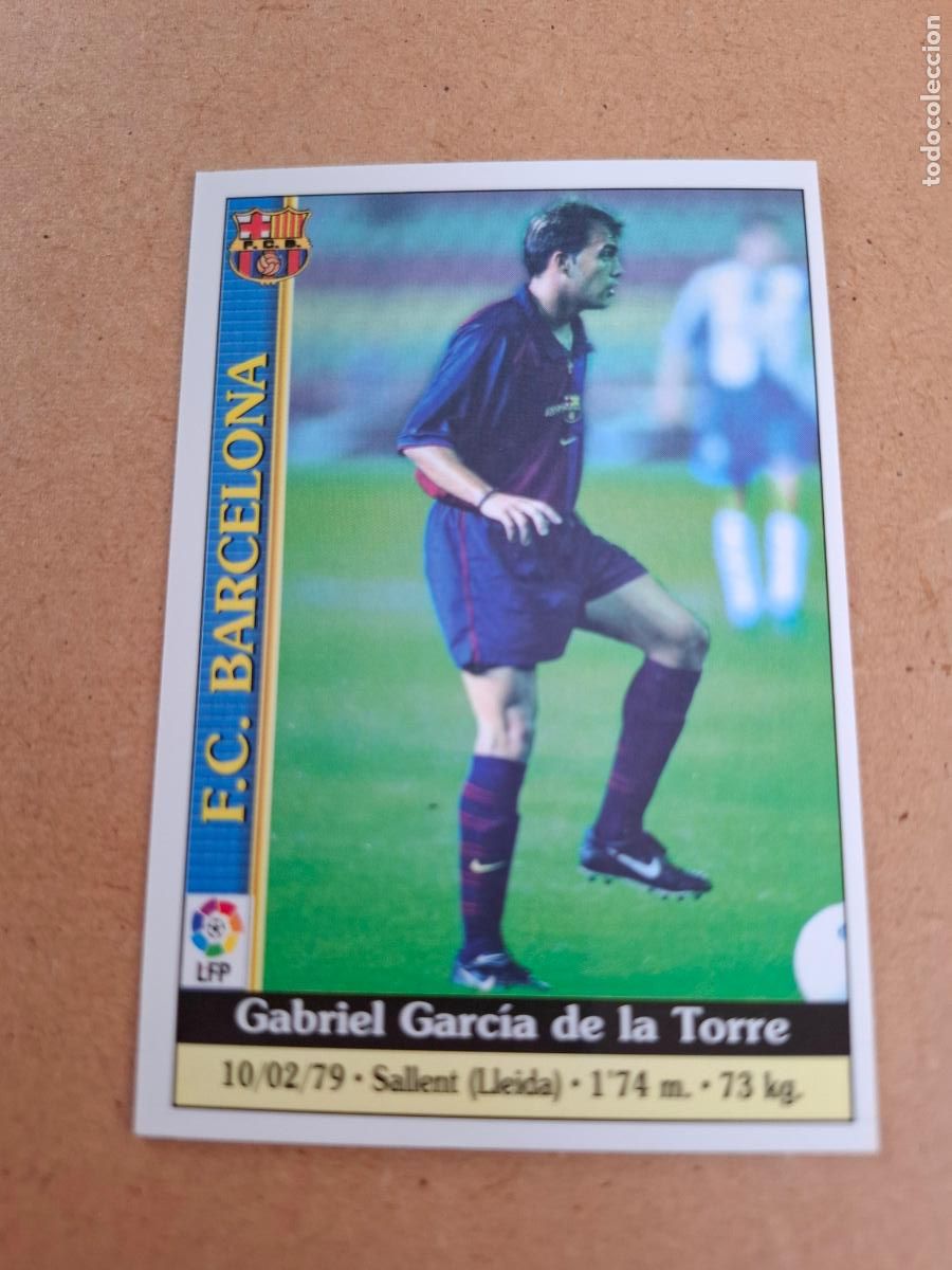 Coleccionismo cromos antiguos: MUNDICROMO 1999 2000 99 00 - 486 GABRI - FC. BARCELONA