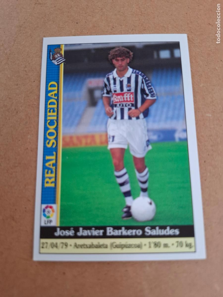 Coleccionismo cromos antiguos: MUNDICROMO 1999 2000 99 00 - 491 BARKERO - REAL SOCIEDAD