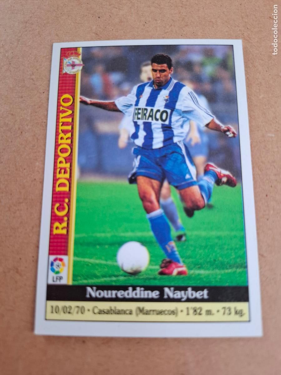Coleccionismo cromos antiguos: MUNDICROMO 1999 2000 99 00 - 497 NAYBET - R.C. DEPORTIVO