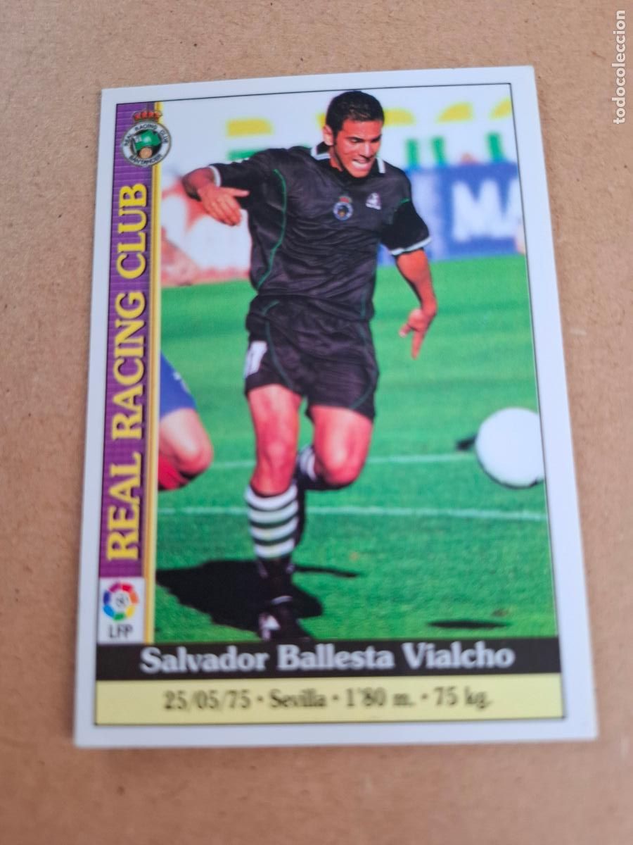 Coleccionismo cromos antiguos: MUNDICROMO 1999 2000 99 00 - 499 SALVA - RACING CLUB