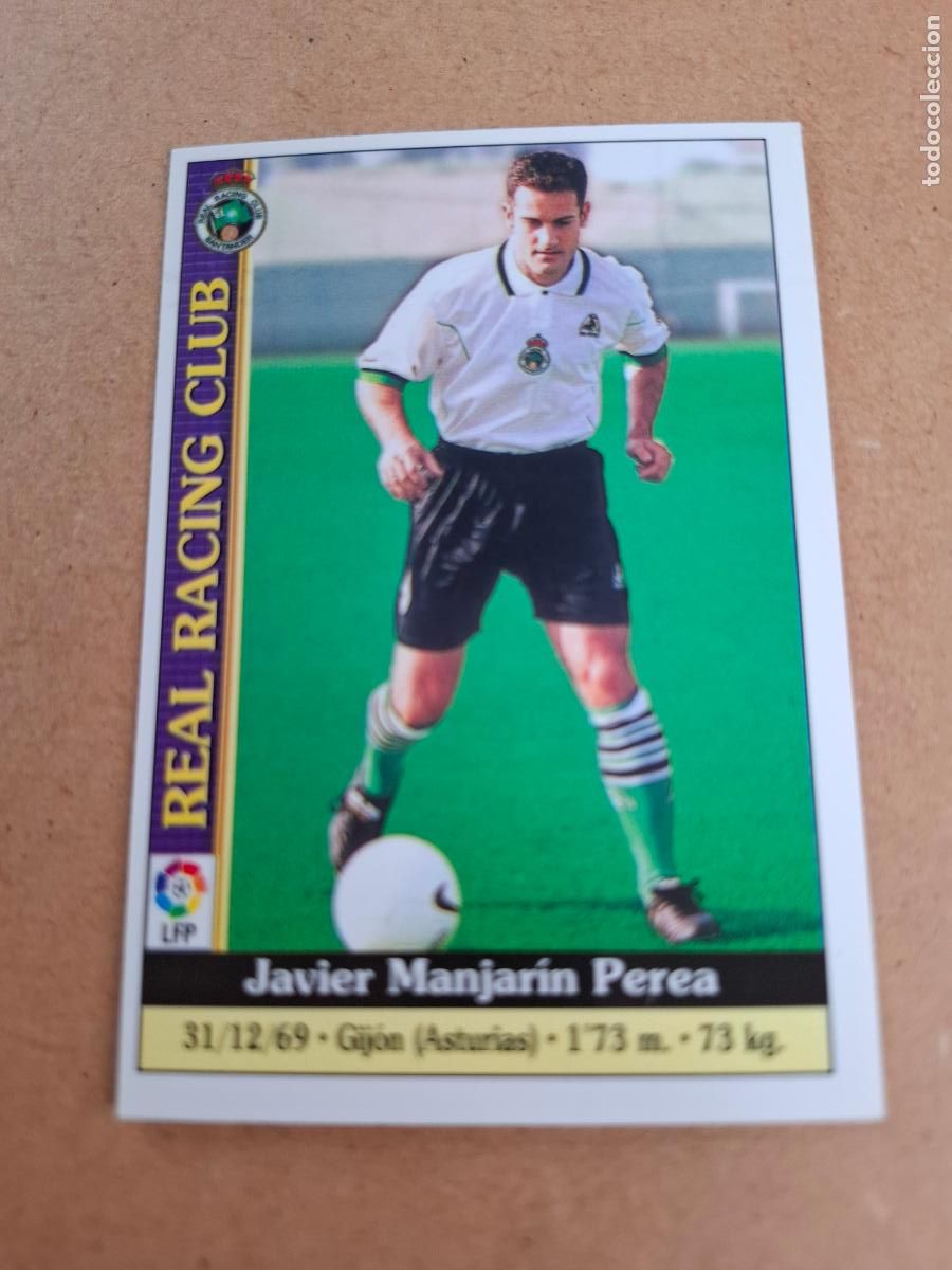 Coleccionismo cromos antiguos: MUNDICROMO 1999 2000 99 00 - 500 MANJARIN ( REVERSO NOMBRE CENTRADO ) - RACING CLUB