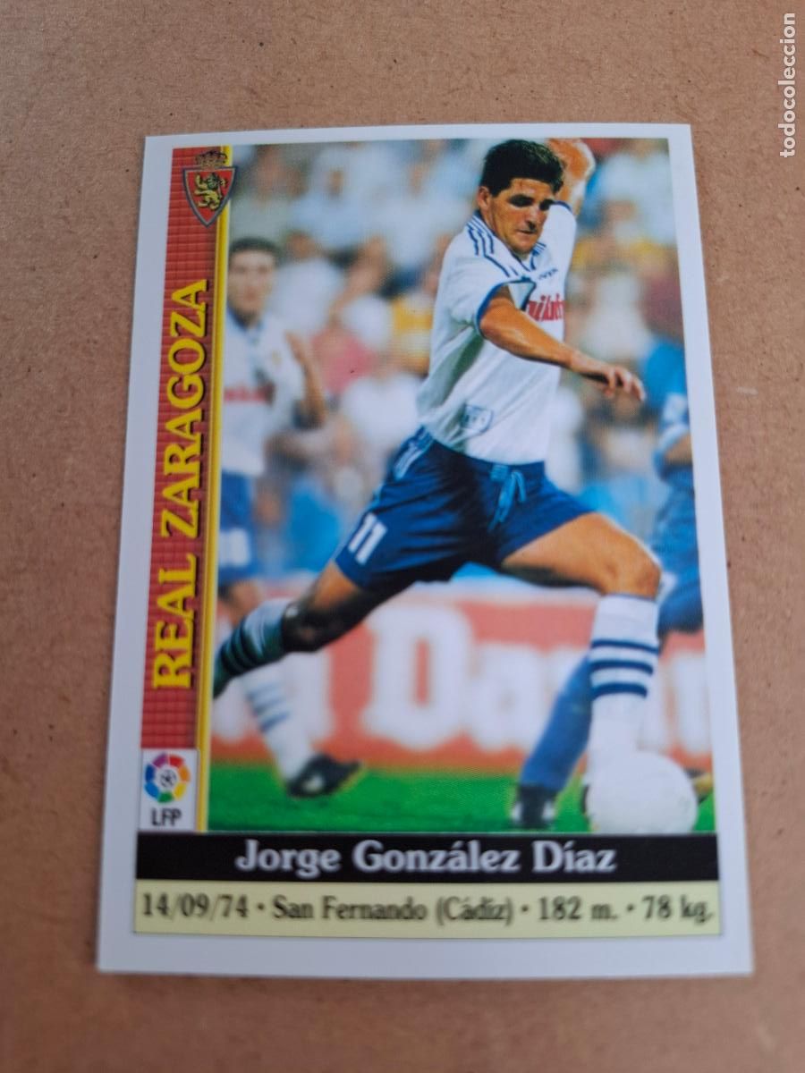 Coleccionismo cromos antiguos: MUNDICROMO 1999 2000 99 00 - 502 YORDI - REAL ZARAGOZA