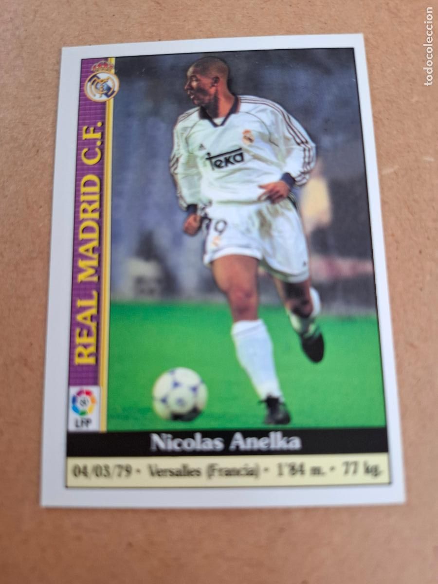 Coleccionismo cromos antiguos: MUNDICROMO 1999 2000 99 00 - 503 ANELKA - REAL MADRID