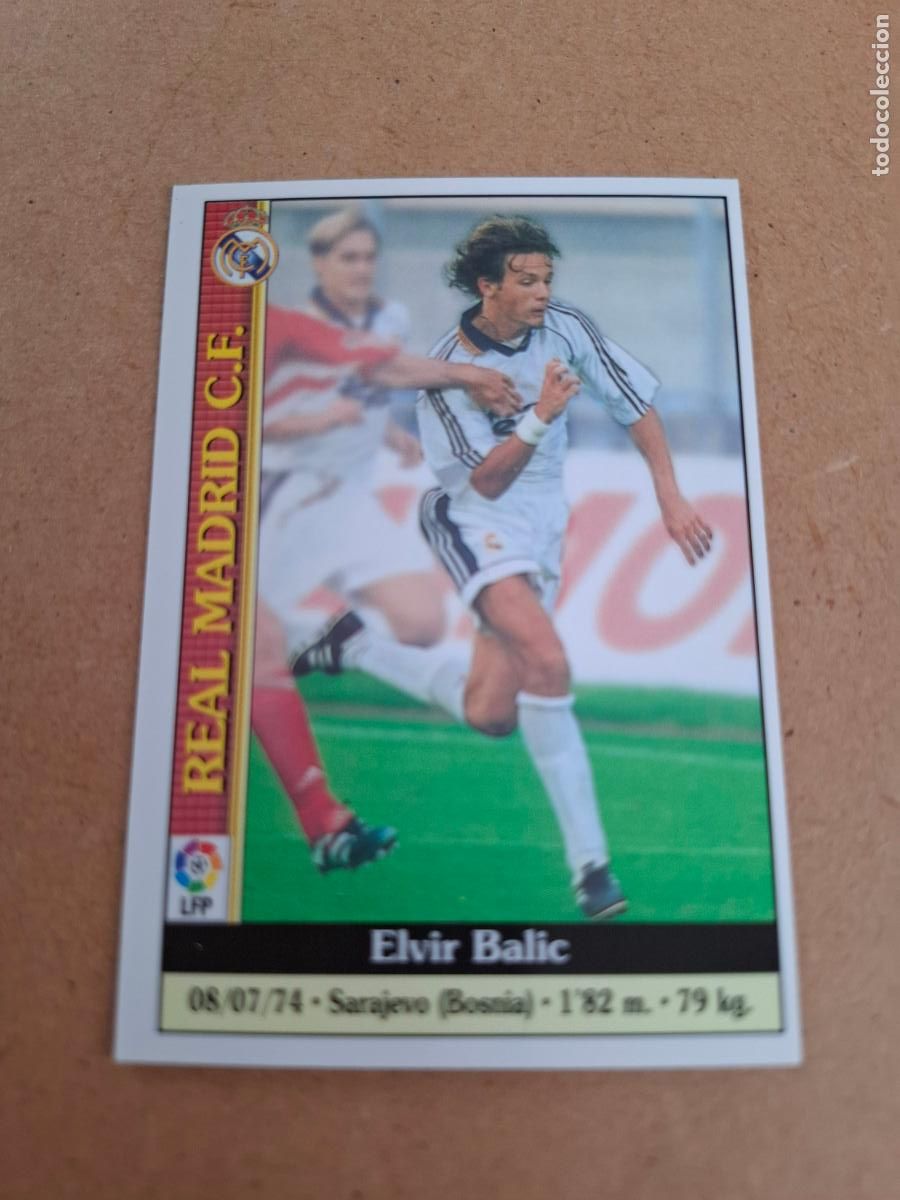 Collectable Antique Stickers: MUNDICROMO 1999 2000 99 00 - 505 BALIC ( CORREGIDO ) - REAL MADRID