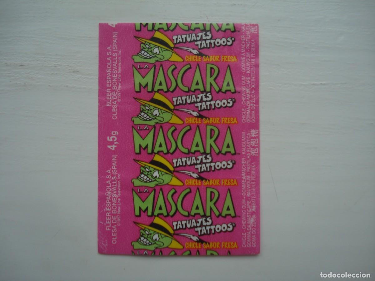 Collezionismo Figurine antiche: MASCARA ENVOLTORIO CROMOS CHICLES! WRAPPER KAUGUMMI BILDER BUBBLE GUM!
