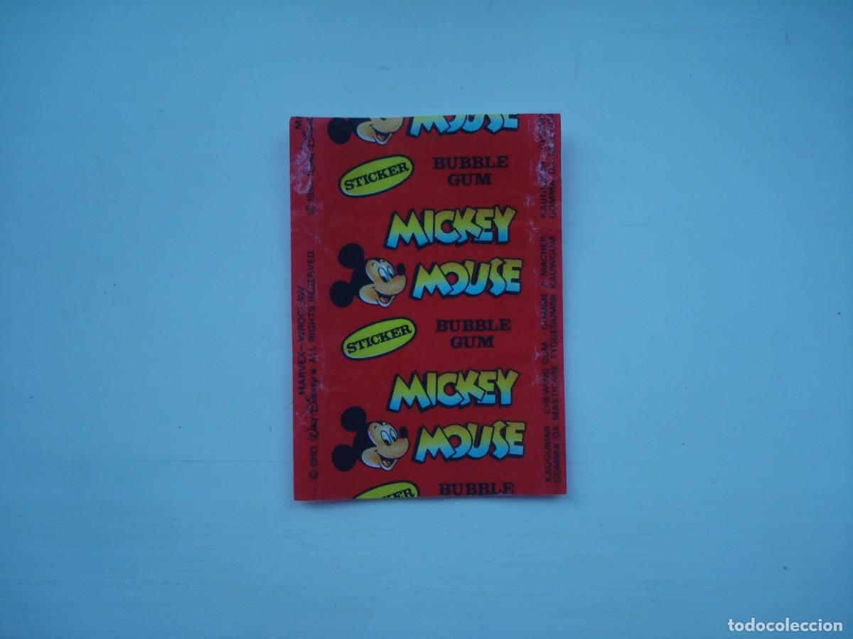Collezionismo Figurine antiche: MICKEY MOUSE DISNEY ENVOLTORIO CROMOS CHICLES! WRAPPER KAUGUMMI BILDER BUBBLE GUM!