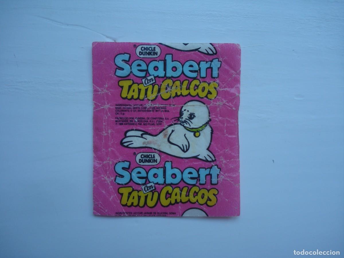 Collectionnisme Cartes &agrave; collectionner anciennes: SEABERT DUNKIN ENVOLTORIO CROMOS CHICLES! WRAPPER KAUGUMMI BILDER BUBBLE GUM!