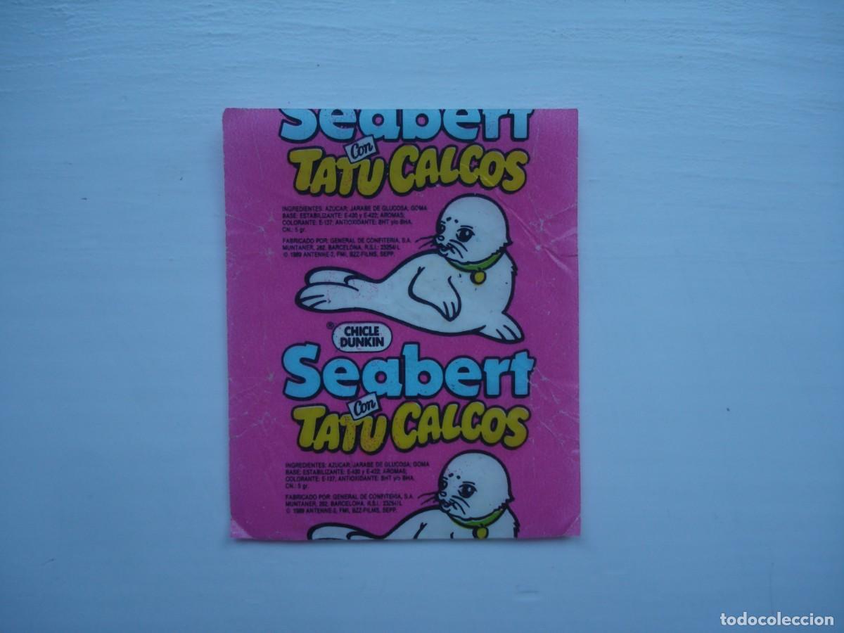 Coleccionismo cromos antiguos: SEABERT DUNKIN ENVOLTORIO CROMOS CHICLES! WRAPPER KAUGUMMI BILDER BUBBLE GUM!